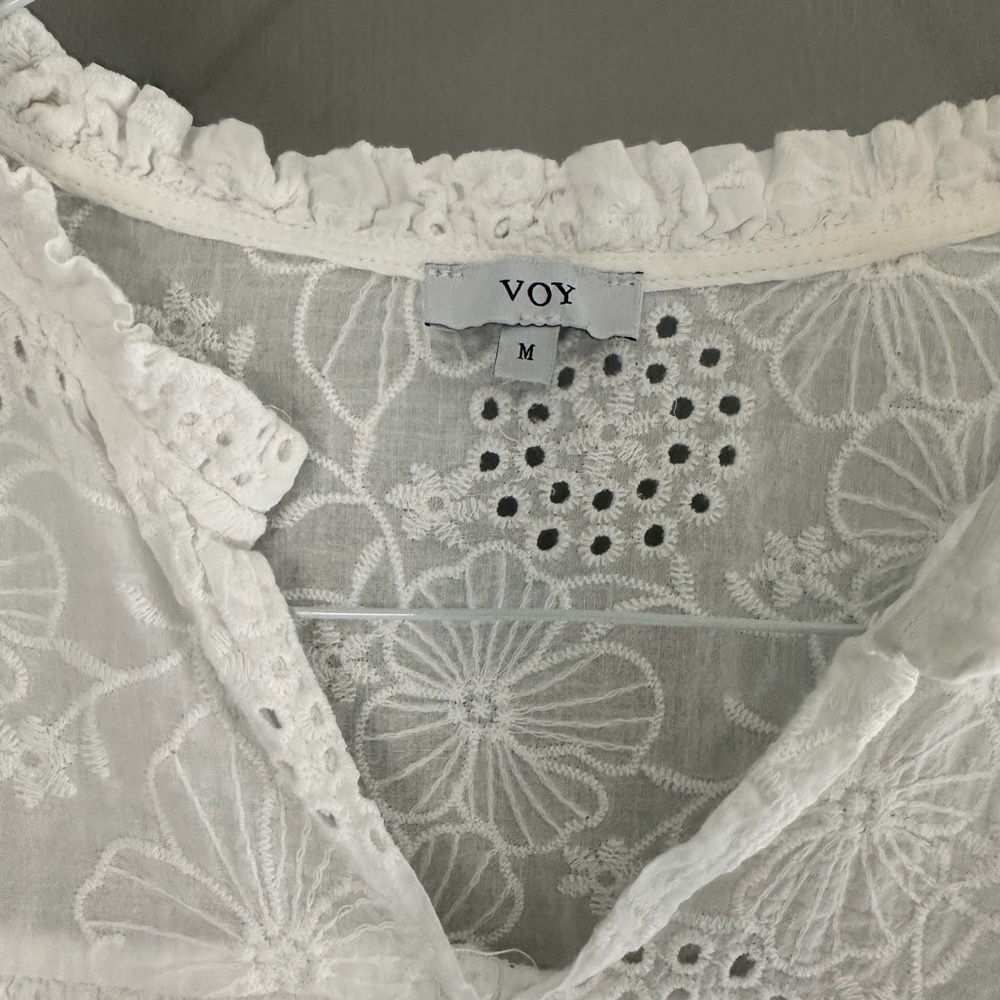 Chic Ivory Lace Midi Dress - Picture 4 of 7